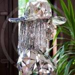 Head pieces of Mirror Mermaid lady - Broken glass dress