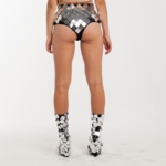 Disco ball mirror overshoes - Square style from behind