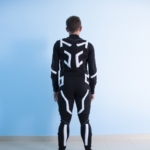 SMART LED flyboard suit model MOTUS full back view