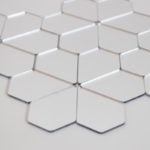 Bulk diamond mirror pieces makes a pattern