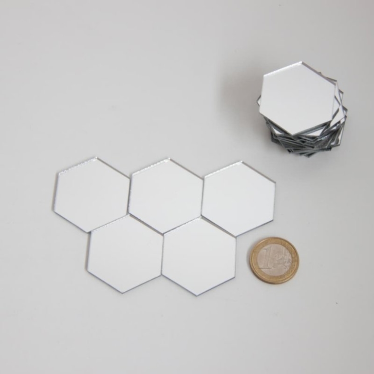 Bulk hexagon mirror pieces for sale _M03H for shows and events at an affordable price by