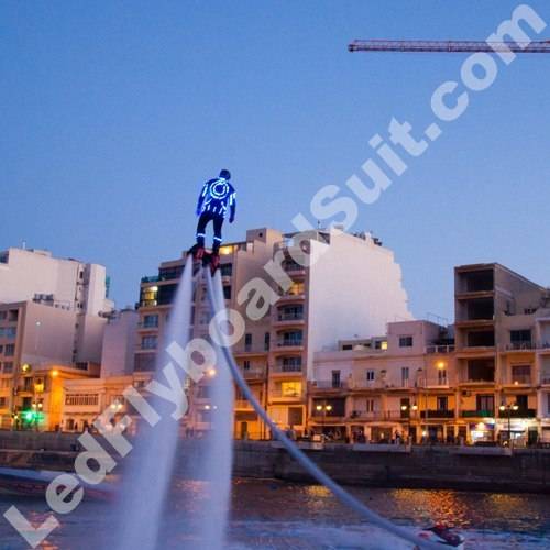 Water flyboard show with Smart LED Flyboard Waterproof LED costume