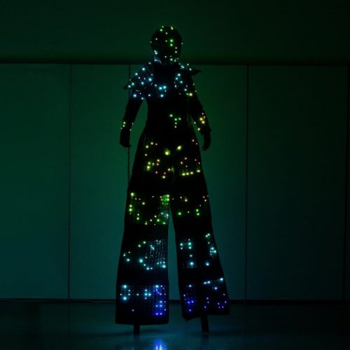 led stilt walkers