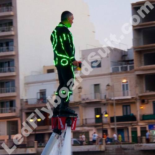 Water flyboard show with Smart LED Flyboard Waterproof Suit Tron2 Style