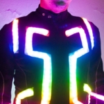 Tron costume womens and mens model MOTUS