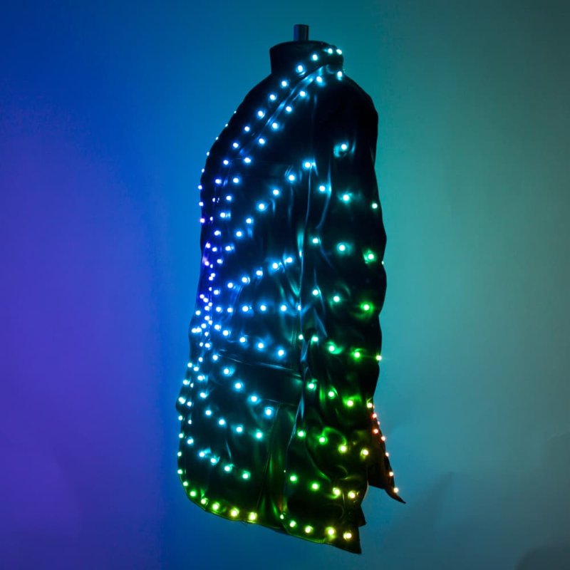 SMART LED video screen jacket costume - 