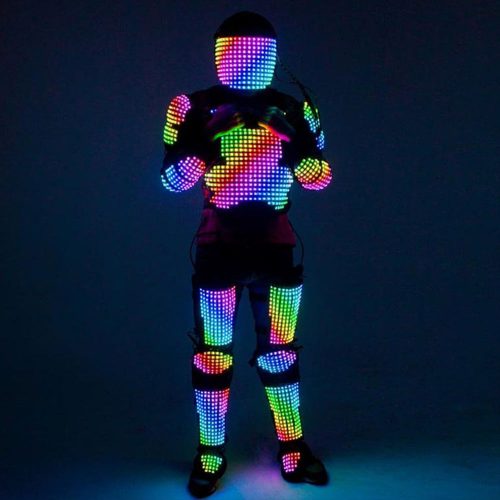 led robot costume