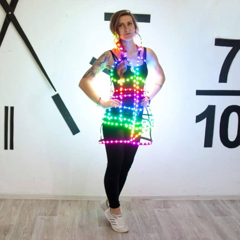 Smart LED light Up Umbrella and Corset _C49 - by ETERESHOP