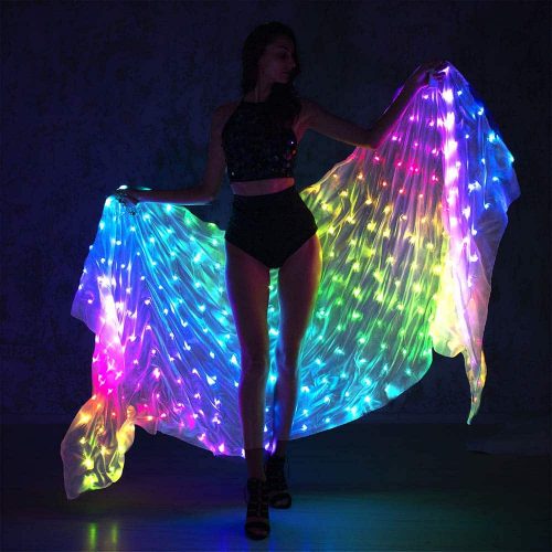 Smart LED Rainbow Belly Dance Veil