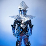 Mirror Costume Ice Guardian - Square view from behind