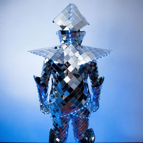 Mirror Costume Ice Guardian - Square view from behind