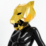 Panther full head edm mask