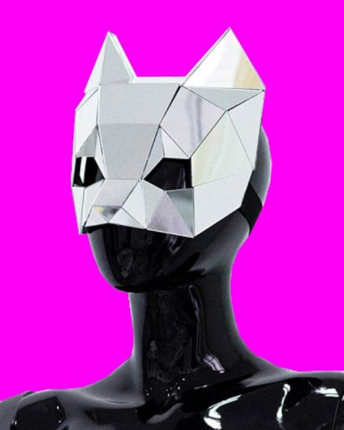 Mirror Cat mask
