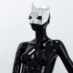 Mirror Kitty 3D mask from front