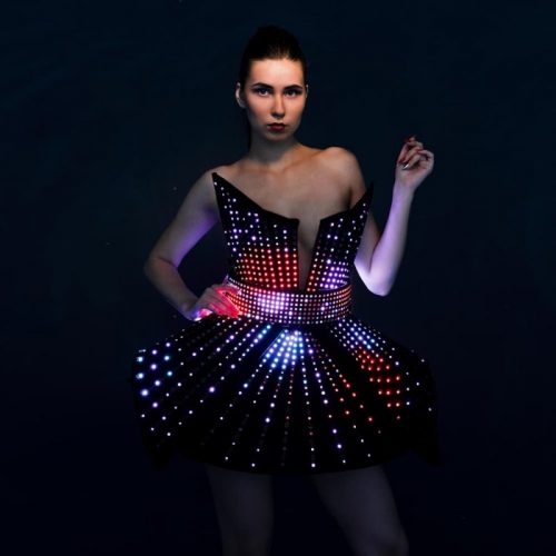led costume girls EVA Dress. Party outfit