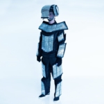 Solo screen armor suit. Just a model staying stright