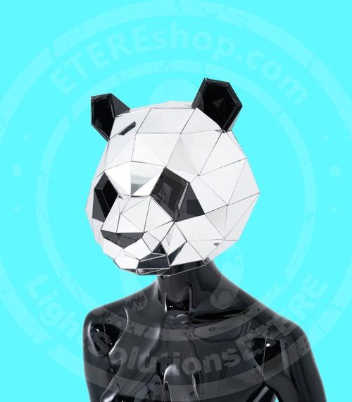 mirror panda mask