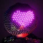 LED mask with cutie heart effect