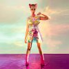 Hologram Vinyl LED Light Up Rainbow Cage Dress Outfit — photo 3