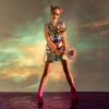 Hologram Vinyl LED Light Up Rainbow Cage Dress Outfit — photo 10