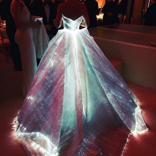 Light up the Zac Posen Dress by Claire Danes