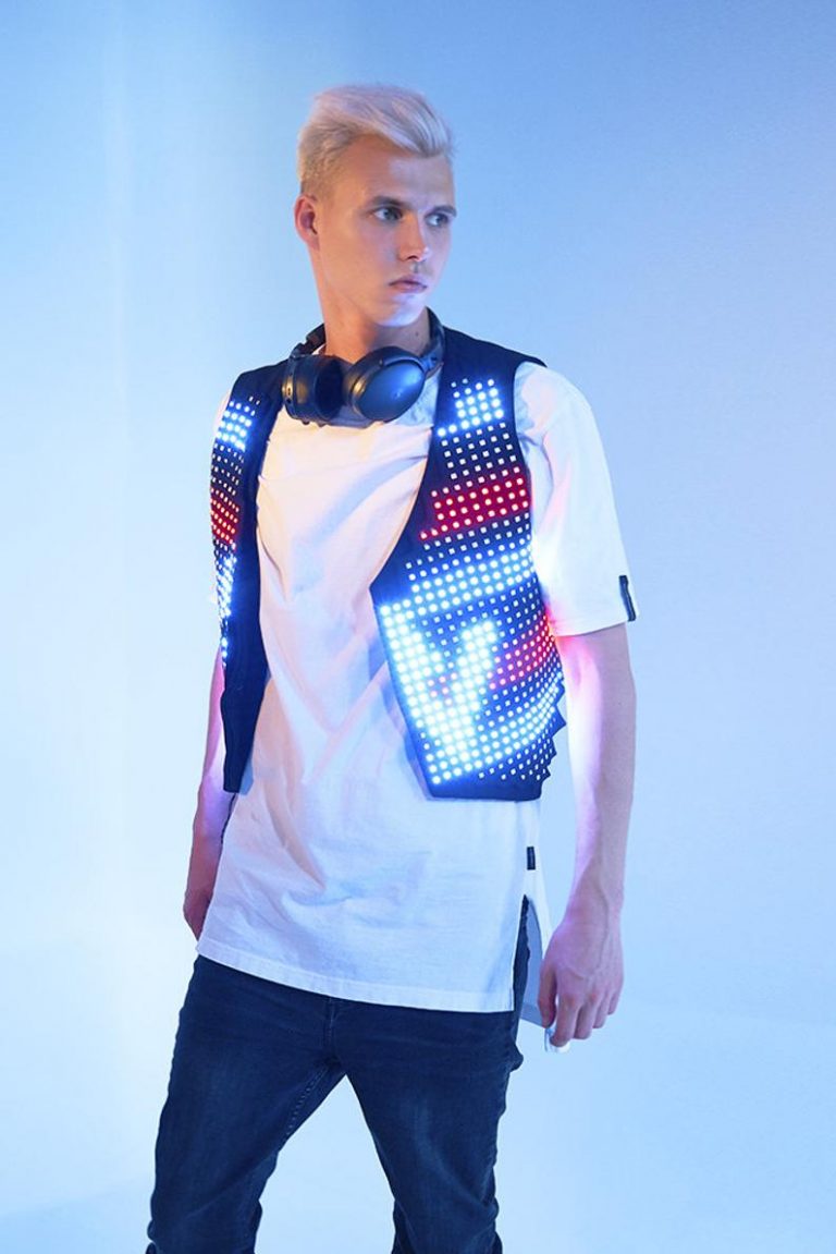LED Screen Vest light up Festival wear _С44 by
