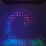 3D LED Cube decoration that create a twisted effect