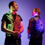 Festival wear LED light up festival musician vest