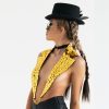 Gold mirror dance collar accessory — photo 2