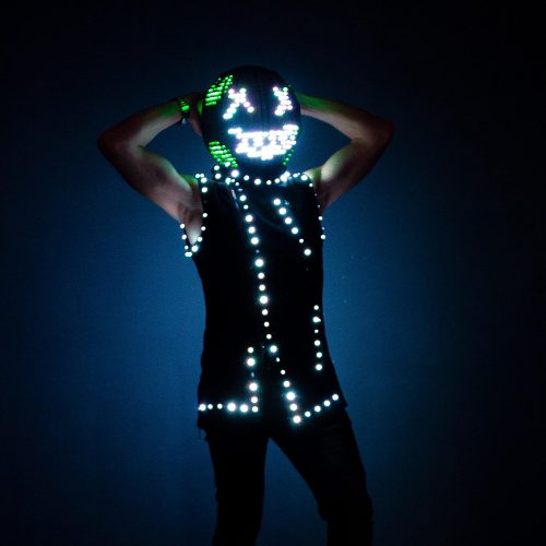 led helmet accessory that can be perfect to scary you friends