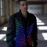 LED star on the jasket