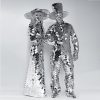 Mirror "Family" glass man animation costume suit - Square style — photo 5