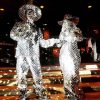 Mirror "Family" glass man animation costume suit - Square style — photo 4