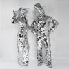 Mirror "Family" glass man animation costume suit - Square style — photo 6