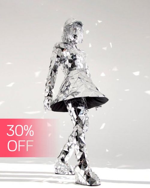 Mirror Costumes with a Disco Ball Effect - by ETERESHOP