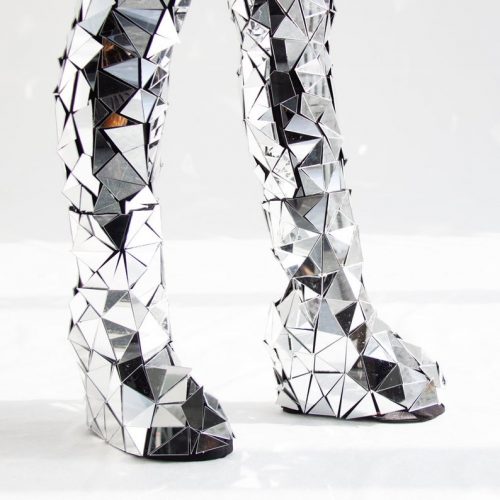 Mirror Girl glass lady animation boots