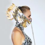 Mirror-feather-mask