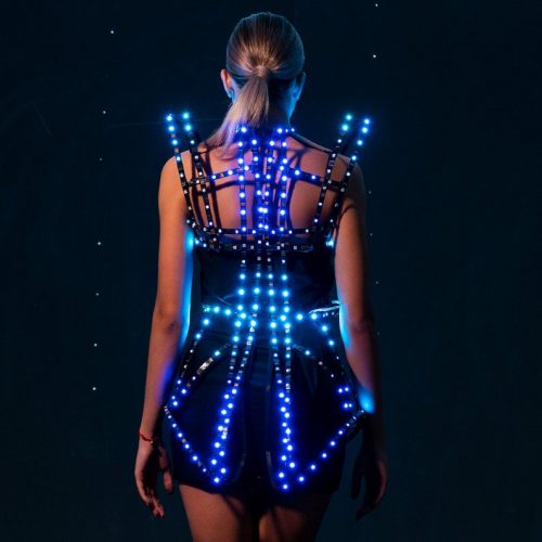 glow in the dark dress corset style