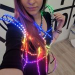 glow in the dark dress for parties