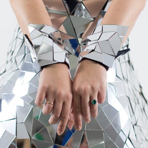 Mirror bracers from mirror dress