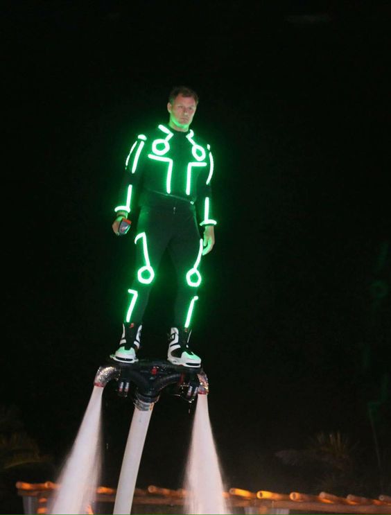 Smart LED Waterproof Suit Tron Style