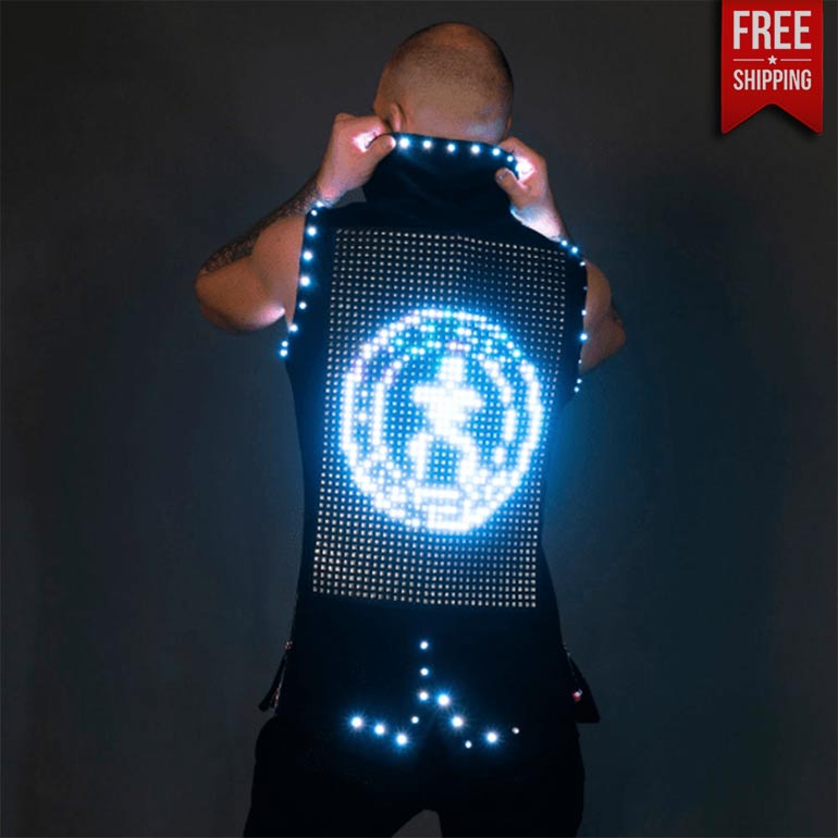 LED Vest Light Up Screen Light Solutions ETERE by