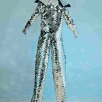 mirror stilt walker costume