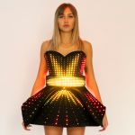 Light Up prom dress with glow X effect