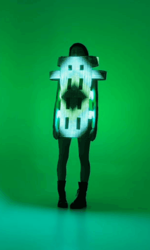 Light Up Cage Dress with 4k LEDs