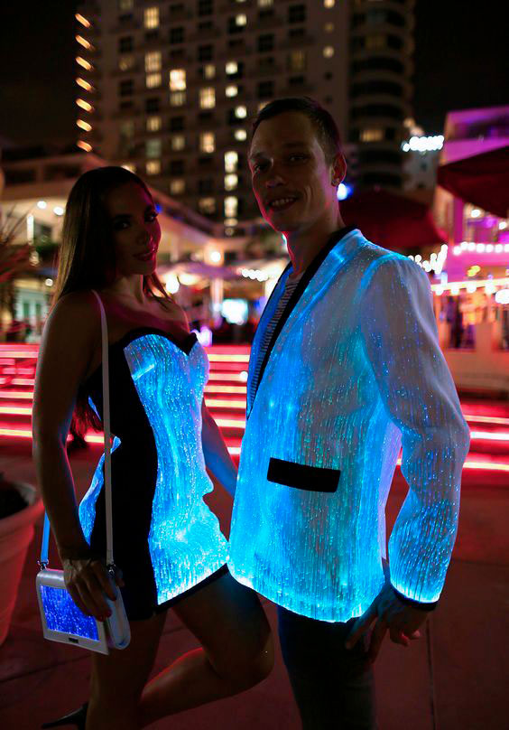 Optic Fiber Jacket and Optic Fiber Dress