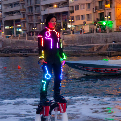 Smart LED Flyboard Costume