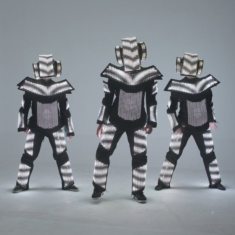 Smart LED Screen Armor Costumes