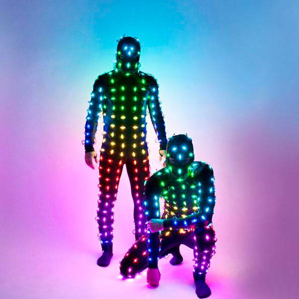 Smart LED WiFi Pixel Costume