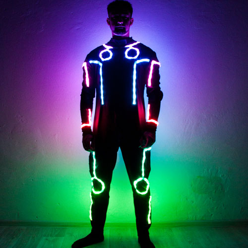 Smart Light Up Screen Suit